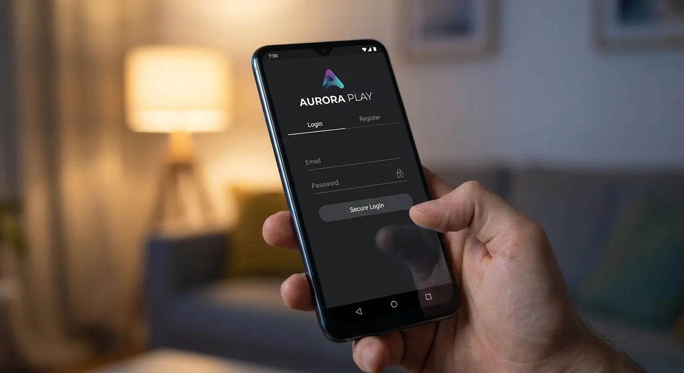 Pantalla de registro e inicio de sesión en Android